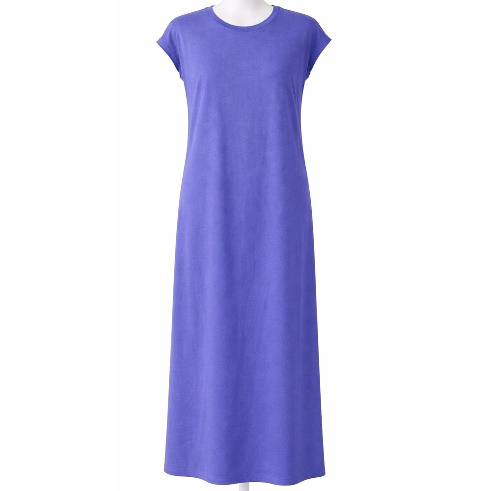 Women's Marine Layer Small Cotton & Modal Maxi Dress Coastal‎ Quiet Luxury